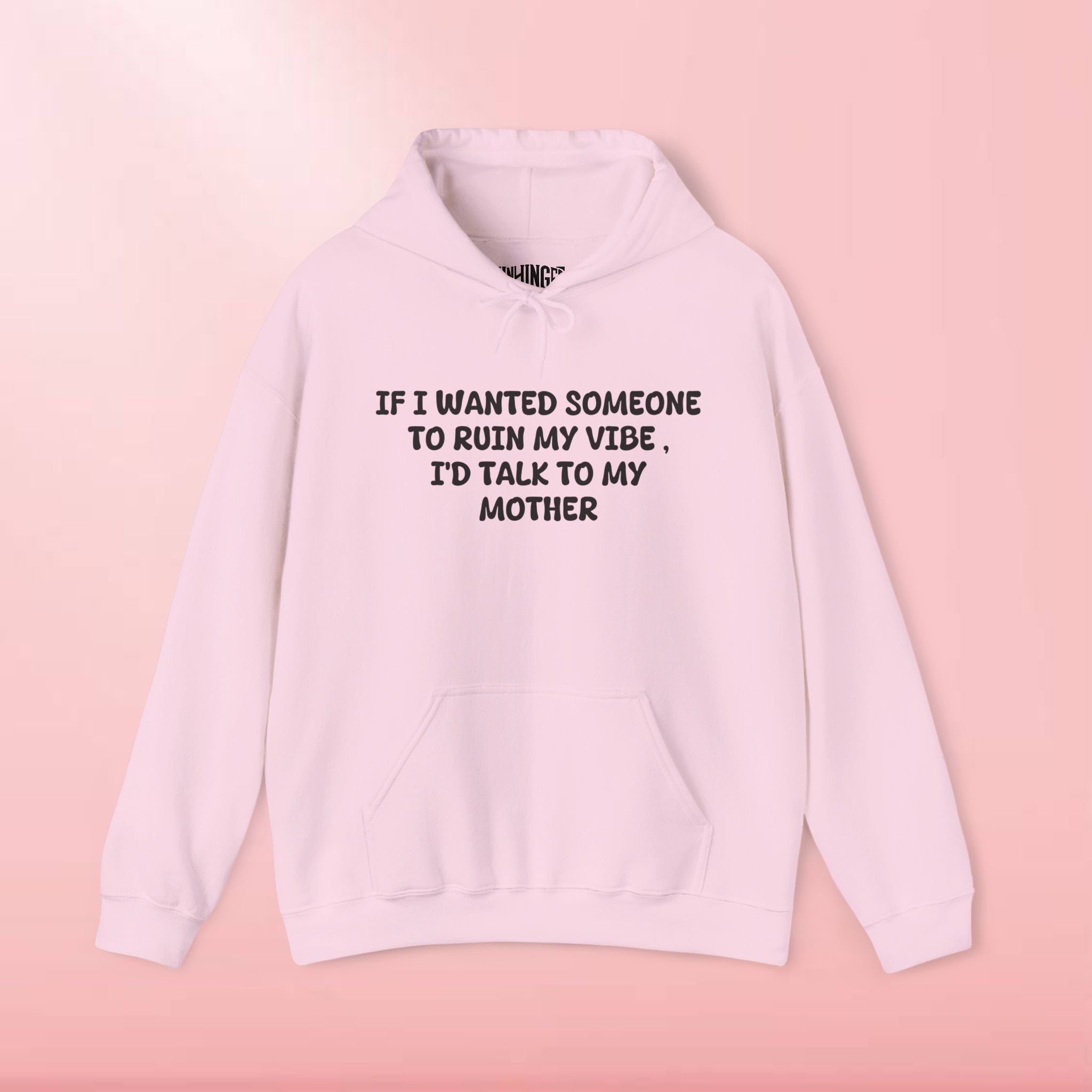 Ruin My Vibe Mom Hoodie