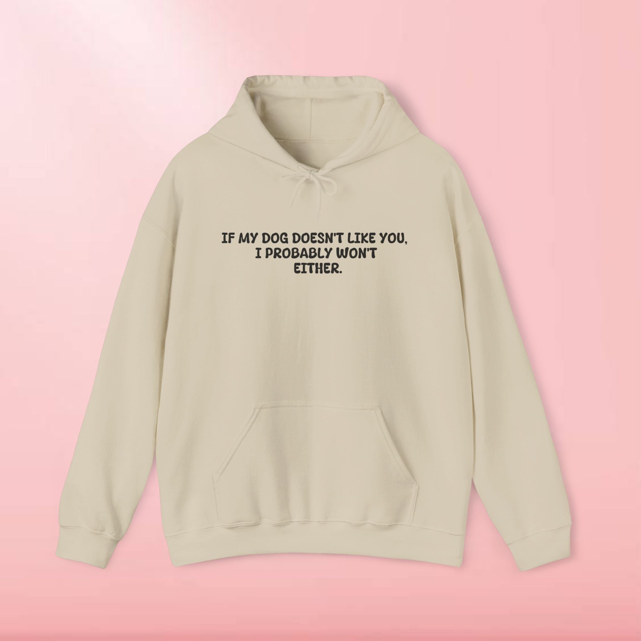 If My Dog Doesn't Like You I Probably Won't Either Hoodie