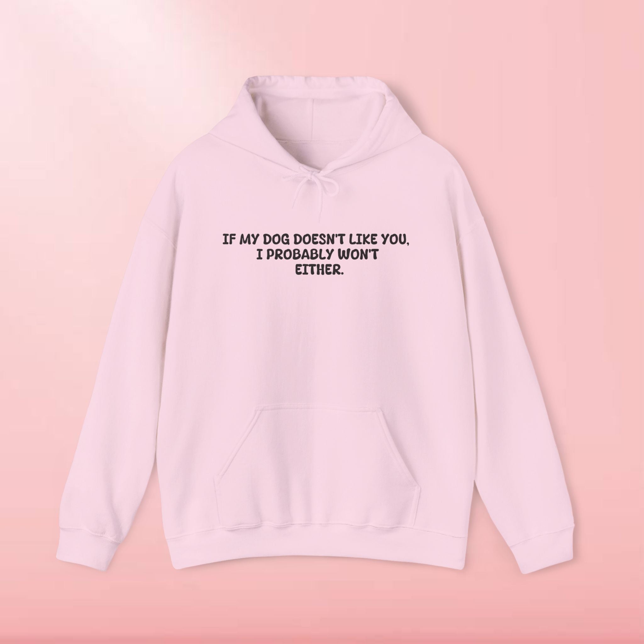 If My Dog Doesn't Like You I Probably Won't Either Hoodie