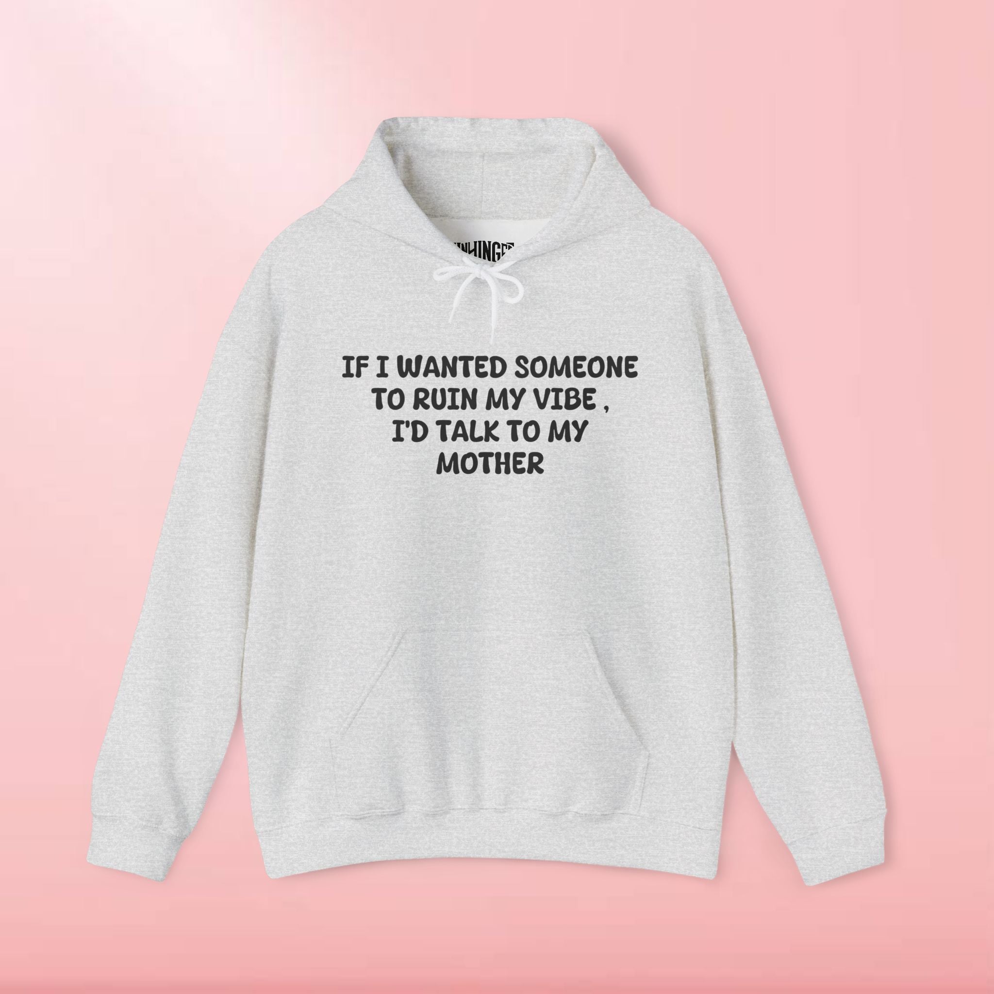 Ruin My Vibe Mom Hoodie