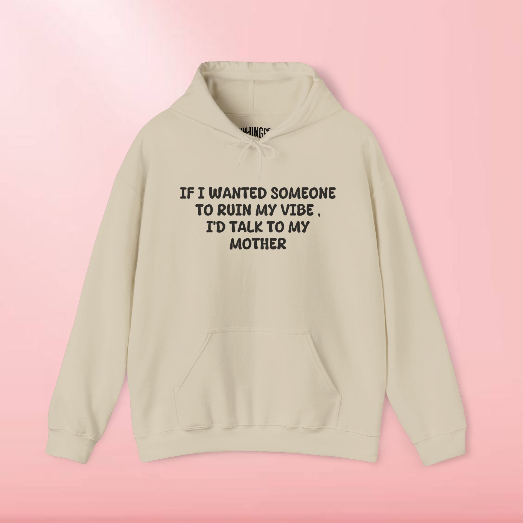 Ruin My Vibe Mom Hoodie