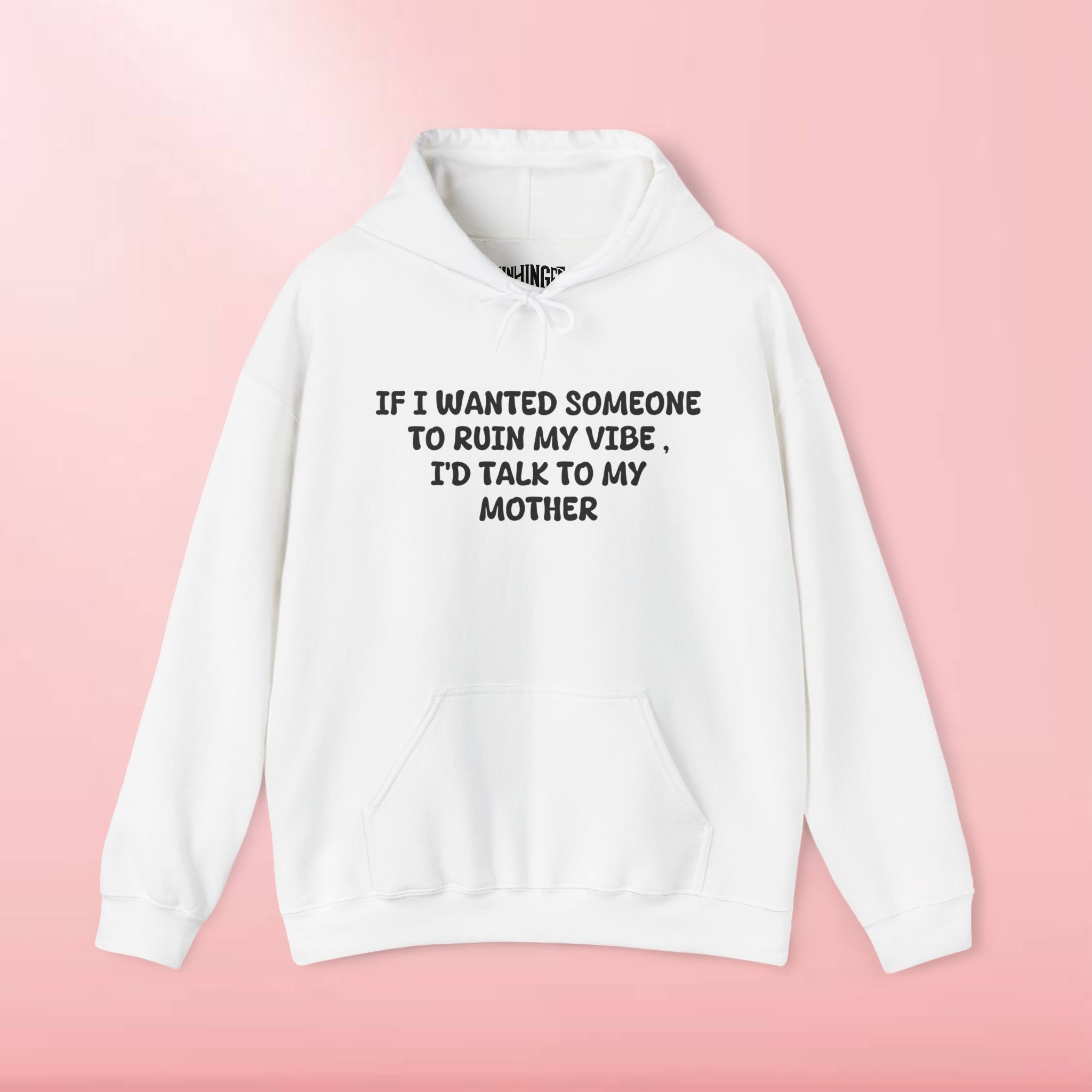 Ruin My Vibe Mom Hoodie