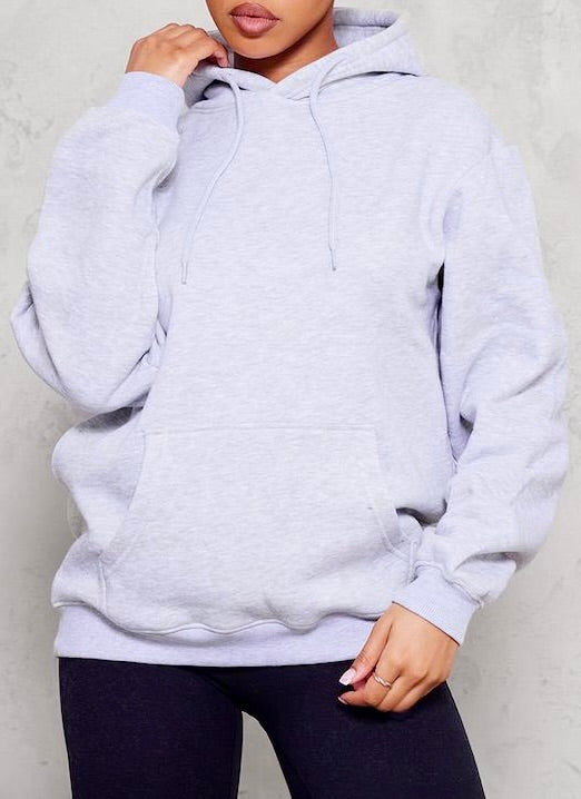 Ash Grey Premium Basic Hoodie