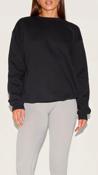 Cozy Black Sweatshirt