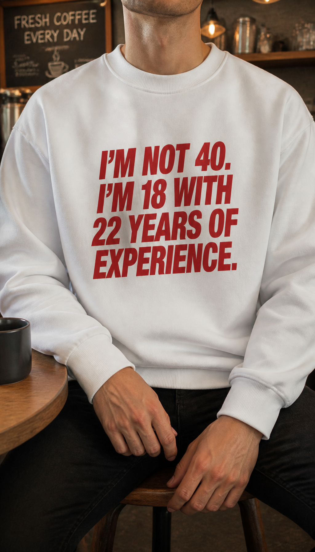 I'm Not 40. I'm 18 With 22 years of Men's lifestyle