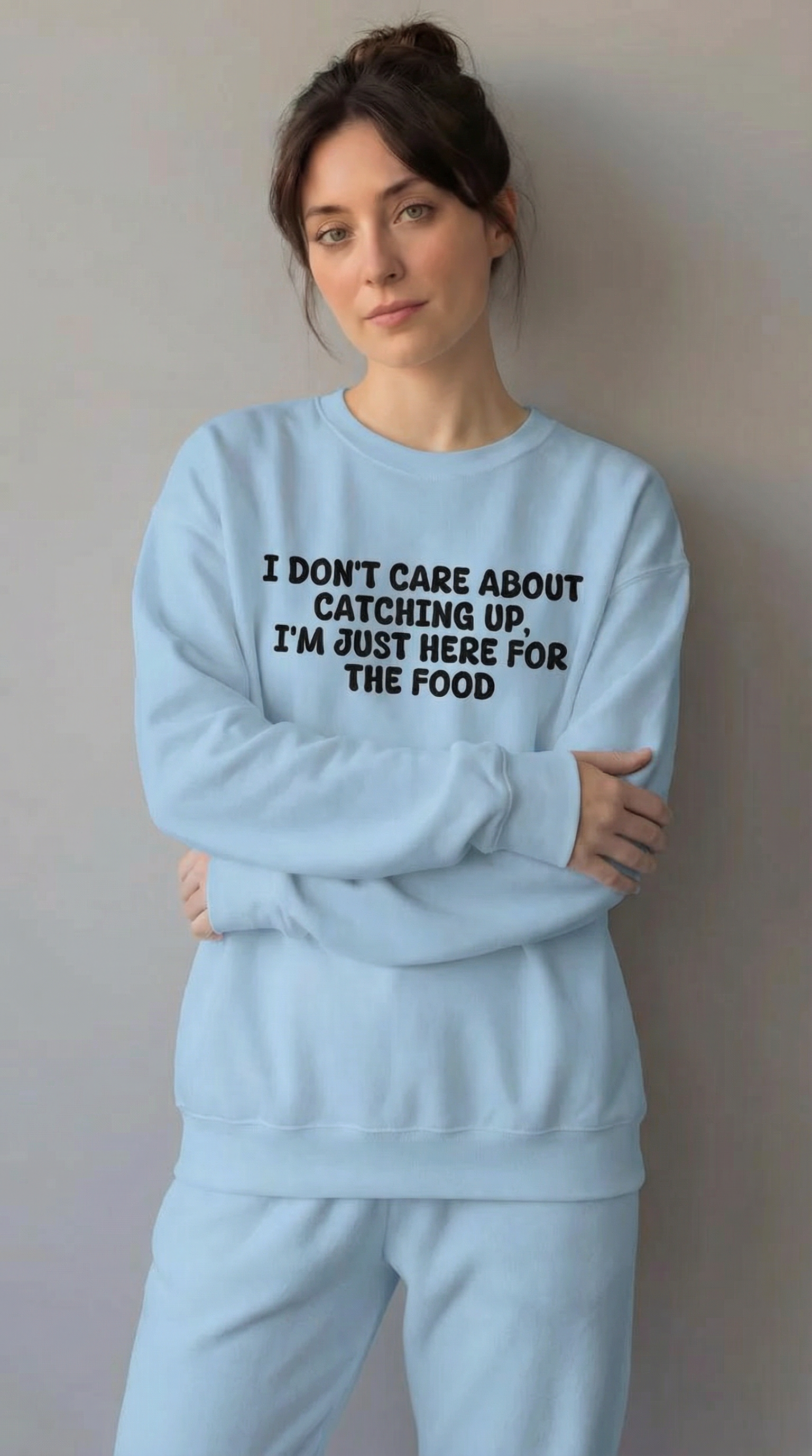 I'm just here for the Food Sweatshirt