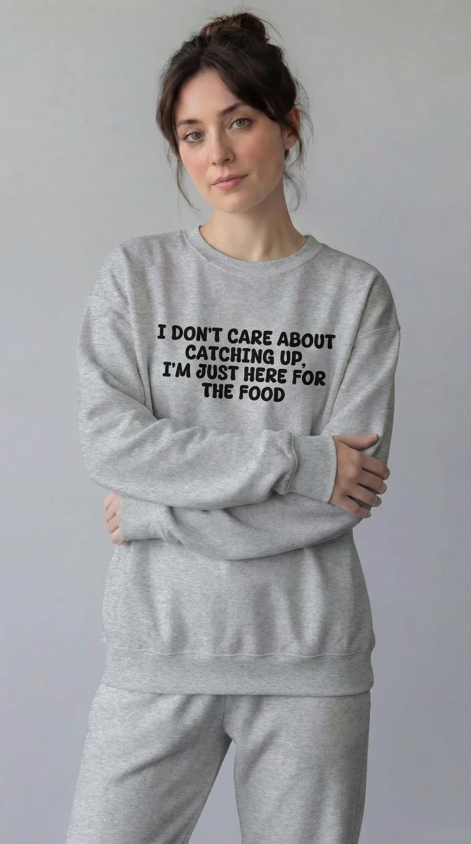 I'm just here for the Food Sweatshirt