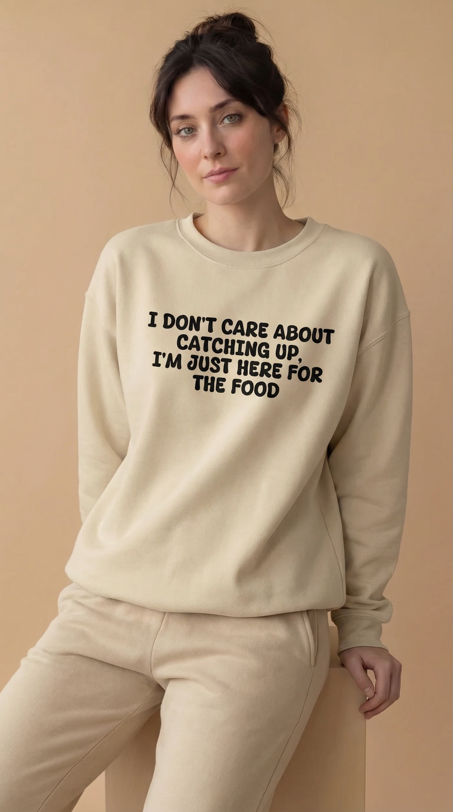 I'm just here for the Food Sweatshirt