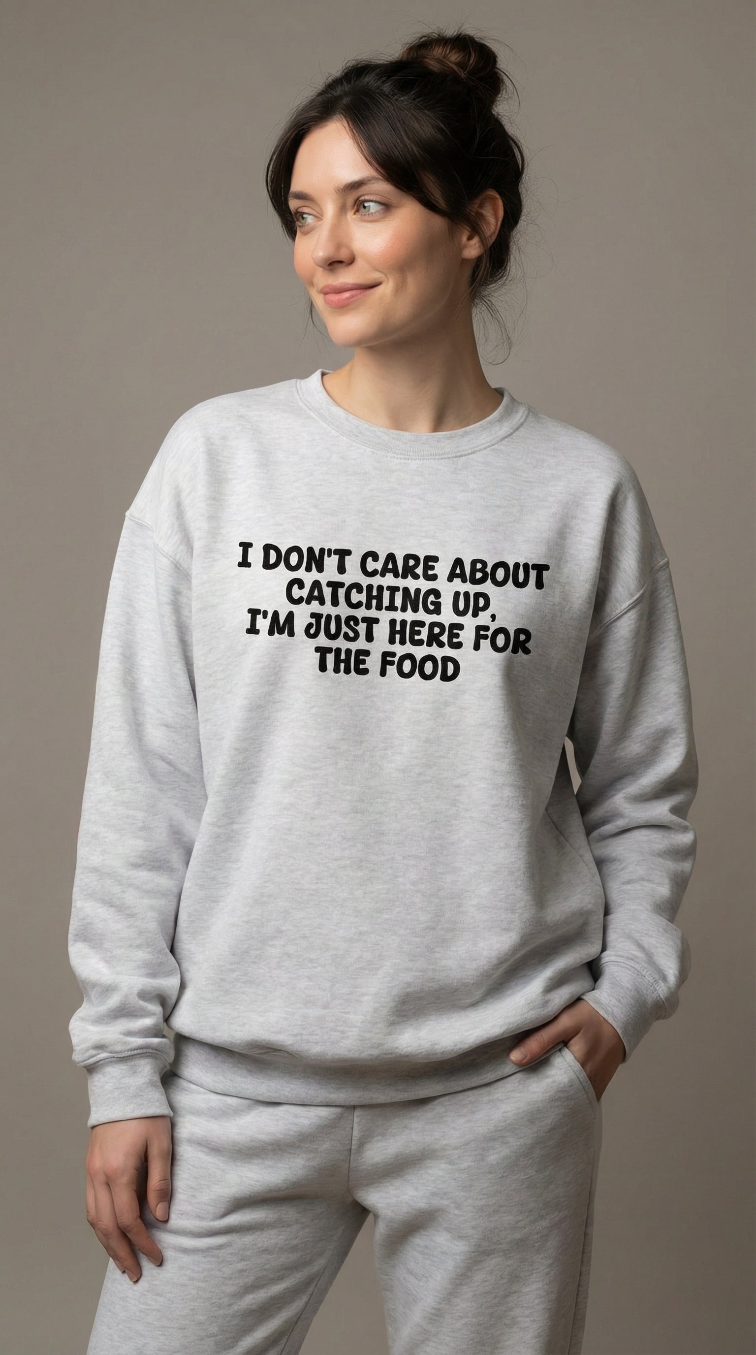 I'm just here for the Food Sweatshirt