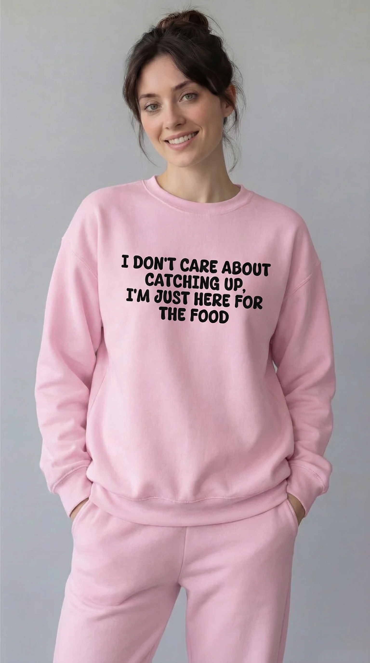 I'm just here for the Food Sweatshirt
