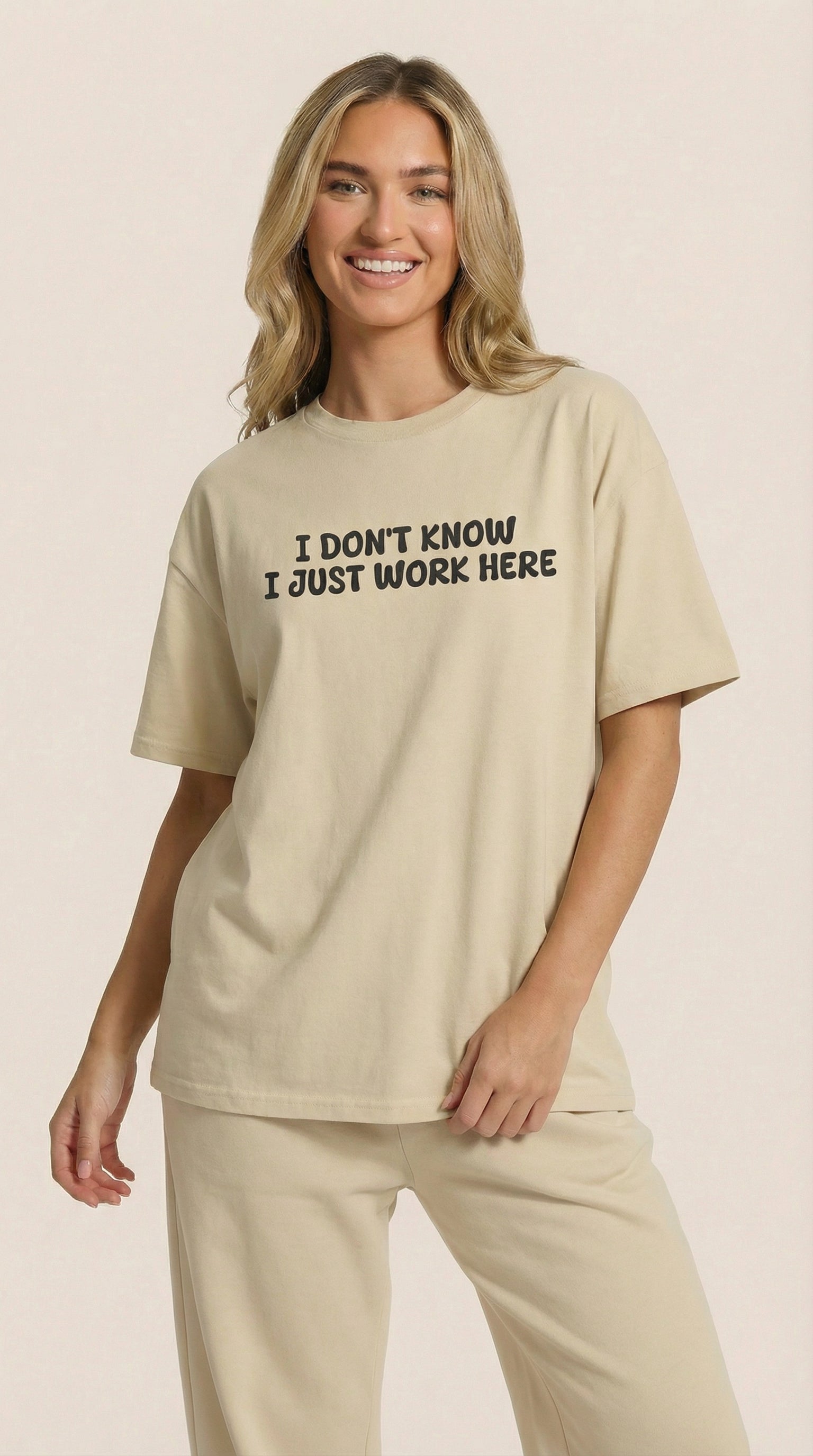 I Don't Know I Just Work Here T-shirt