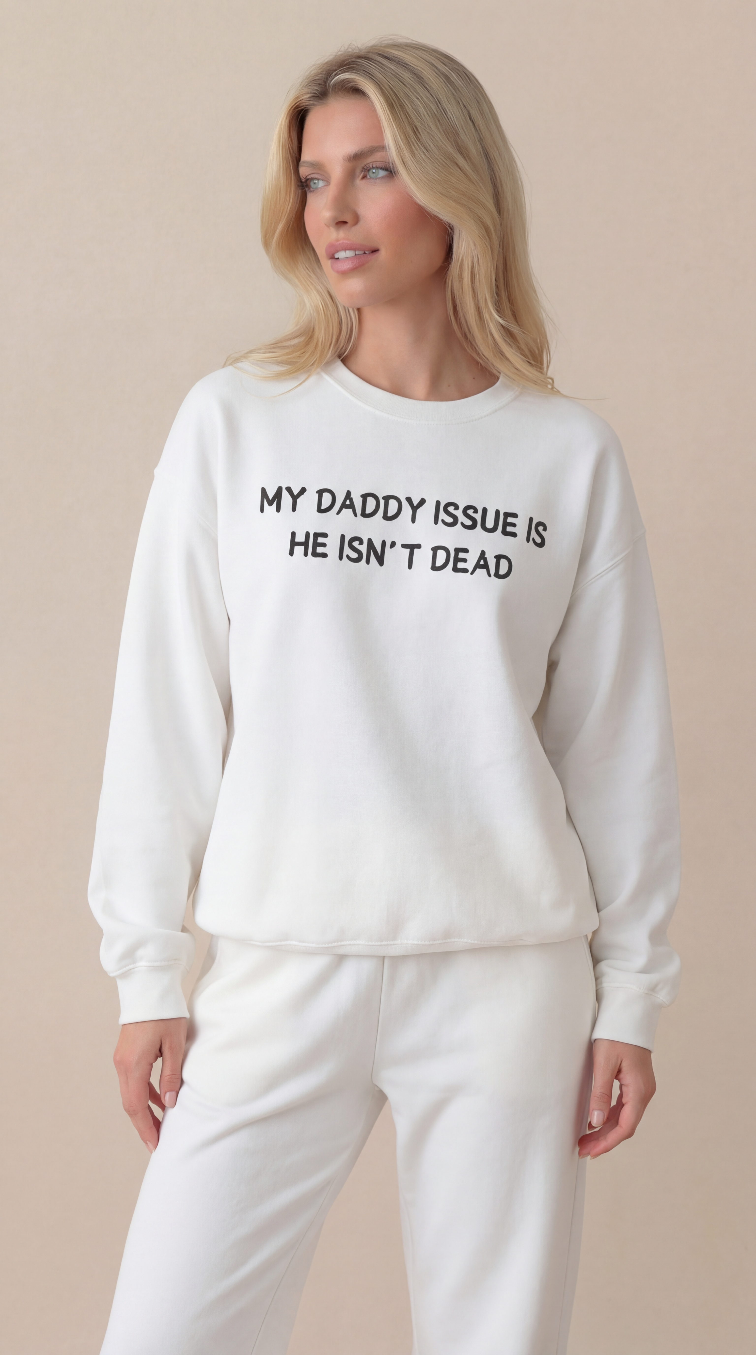 My Daddy Issue is He's Isn't Dead Crewneck Sweatshirt