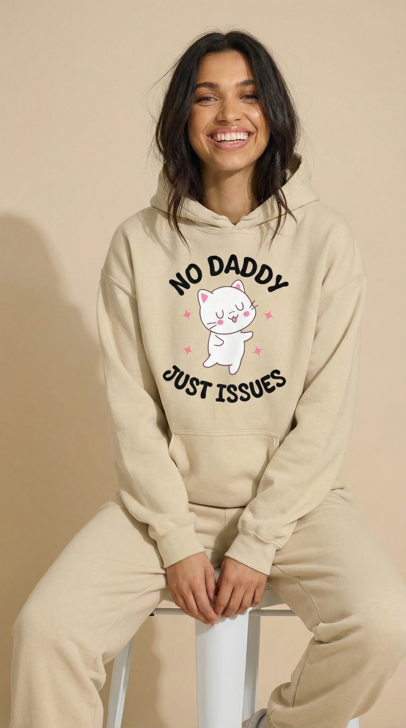 NO DADDY JUST ISSUES Hoodie
