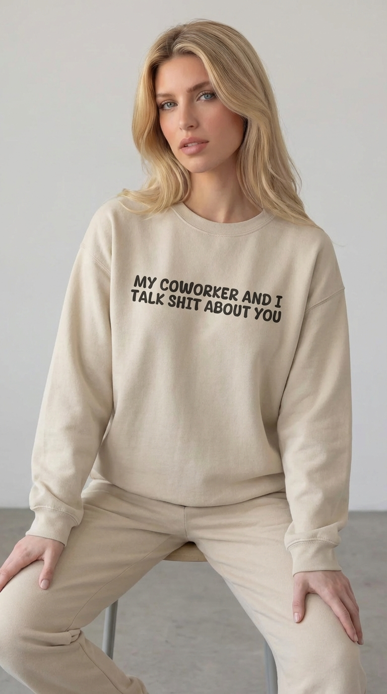My Coworker And I Talk Shit About You Sweatshirt