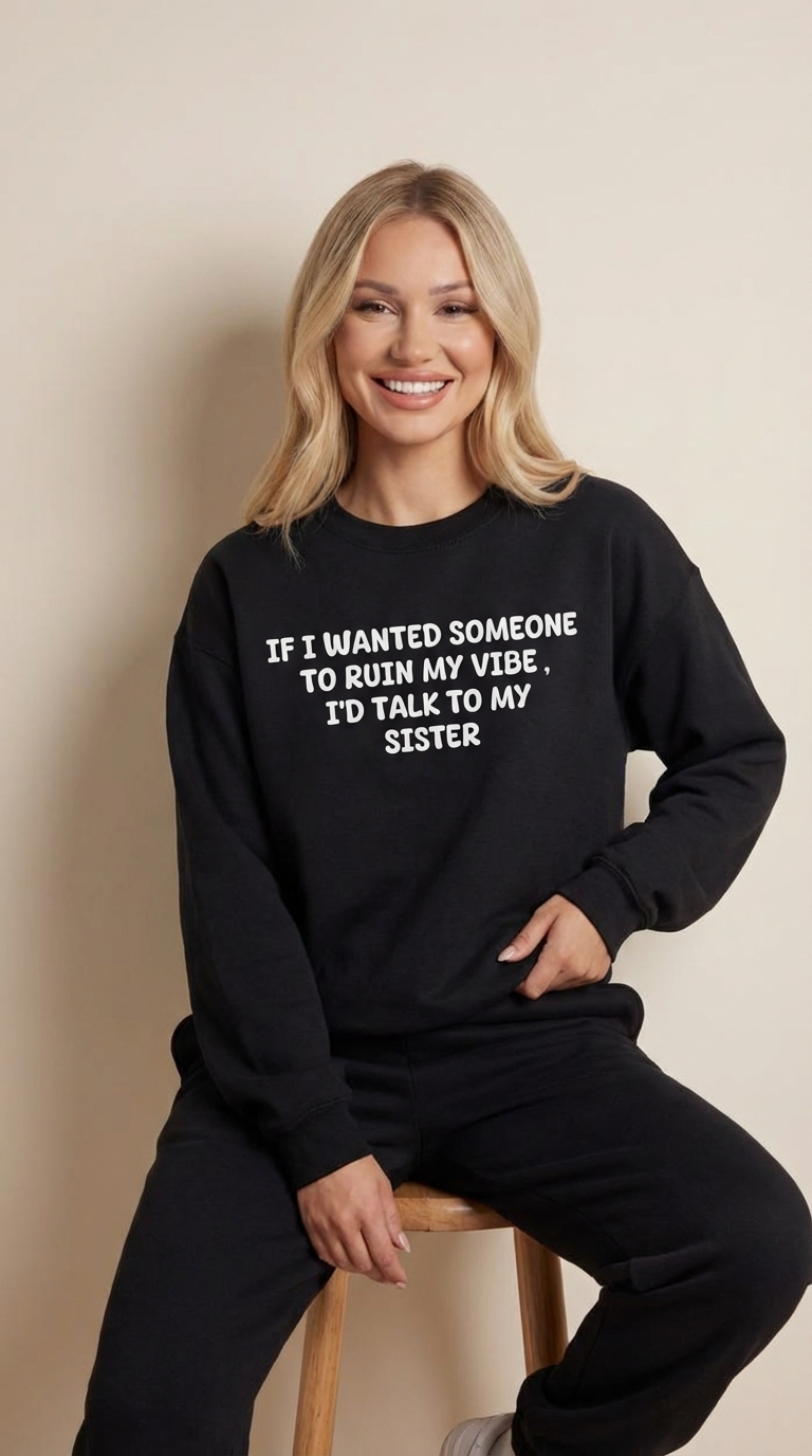 Ruin My Vibe (Sister) Sweatshirt