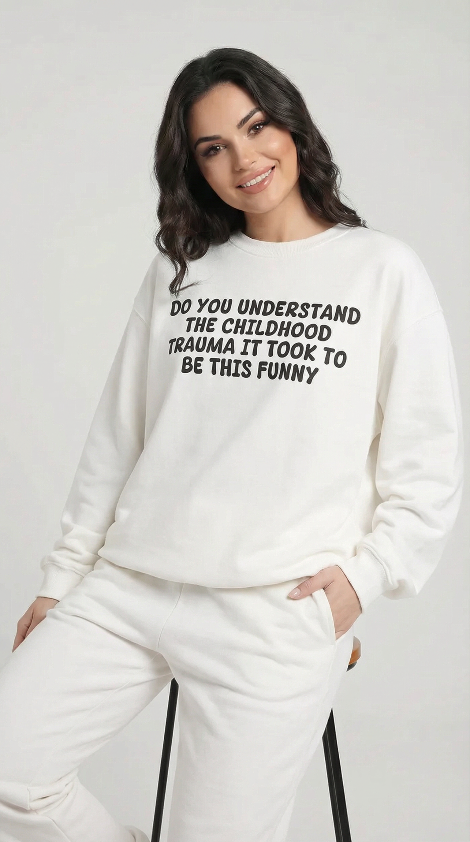 Do You Understand The Childhood Trauma It Took To Be This Funny Sweatshirt