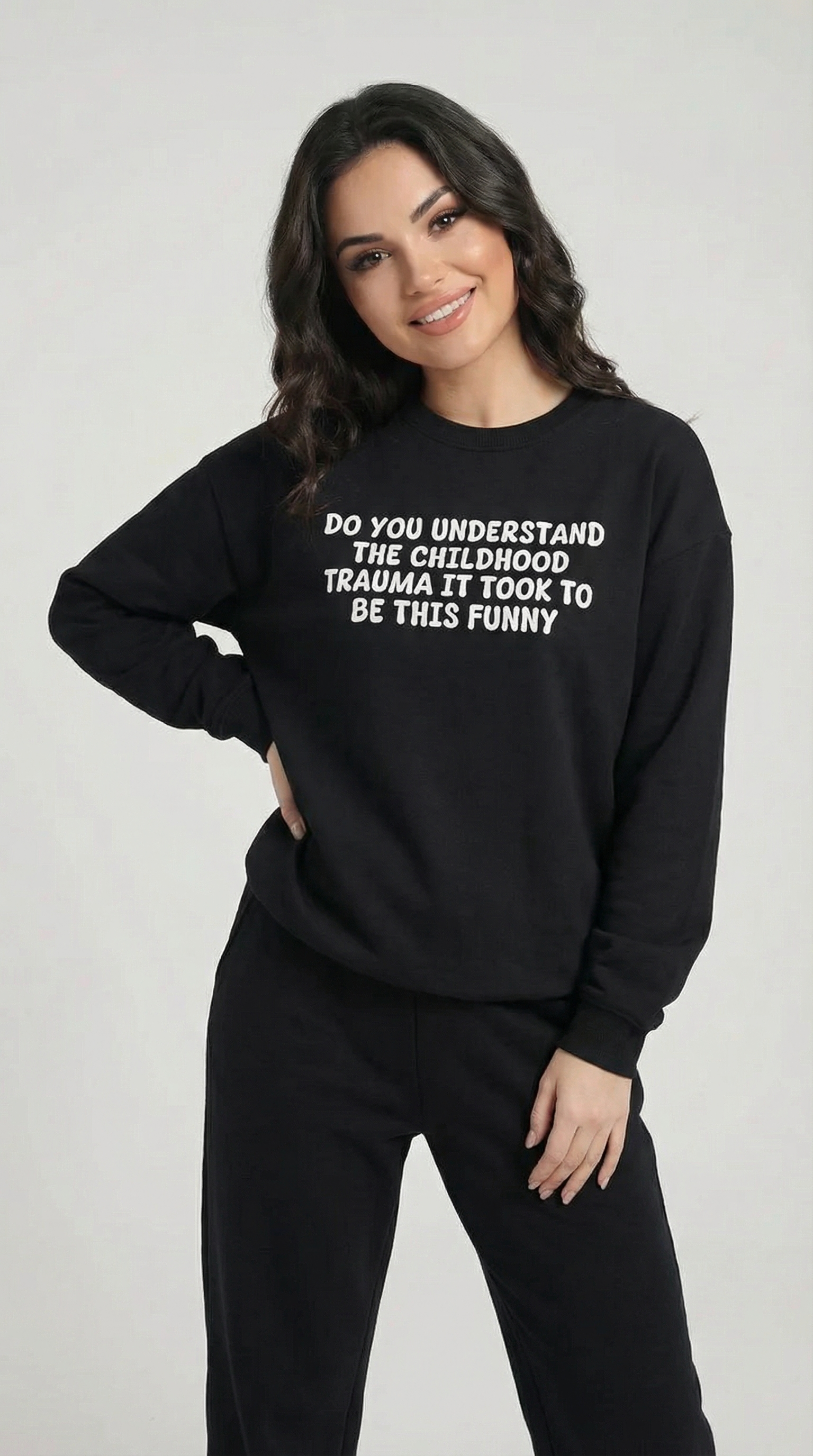 Do You Understand The Childhood Trauma It Took To Be This Funny Sweatshirt