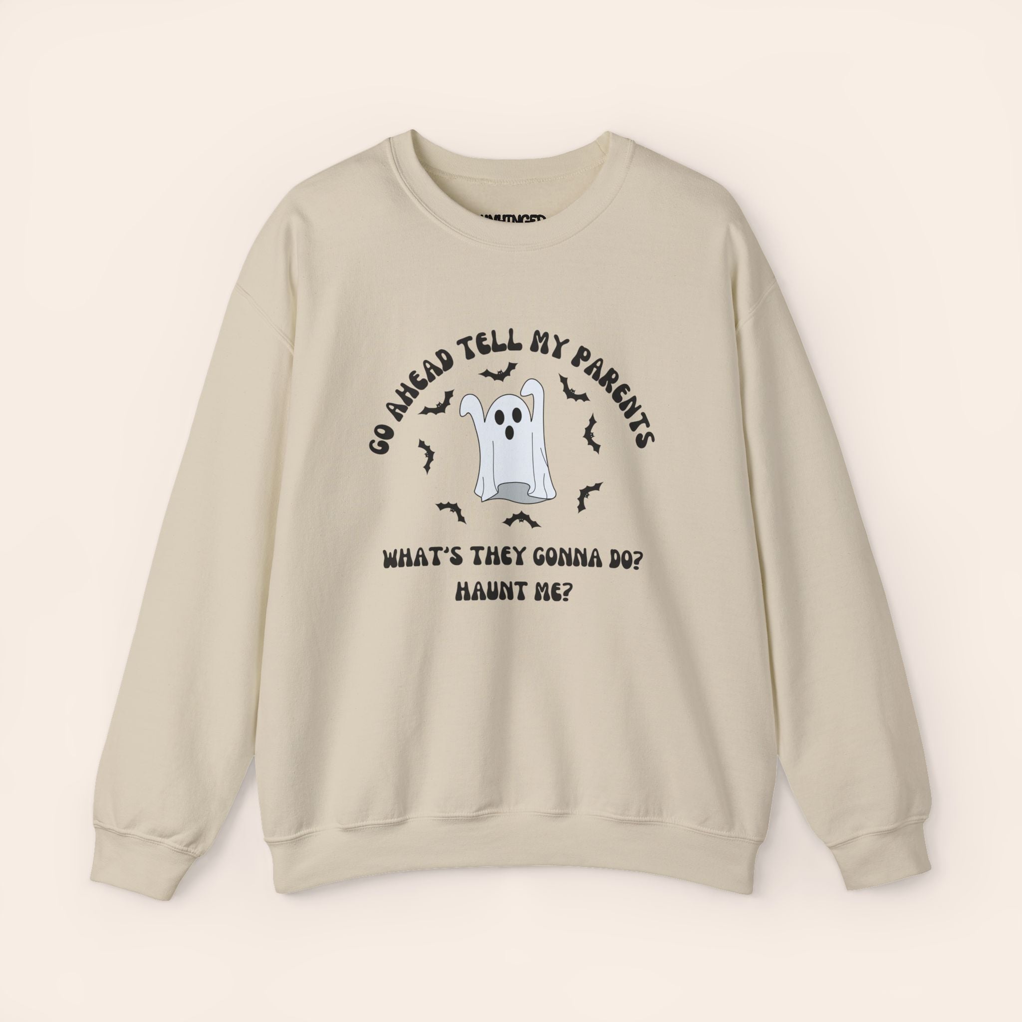 Go Ahead Tell My Parents What They Gonna Do Haunt Me Sweatshirt