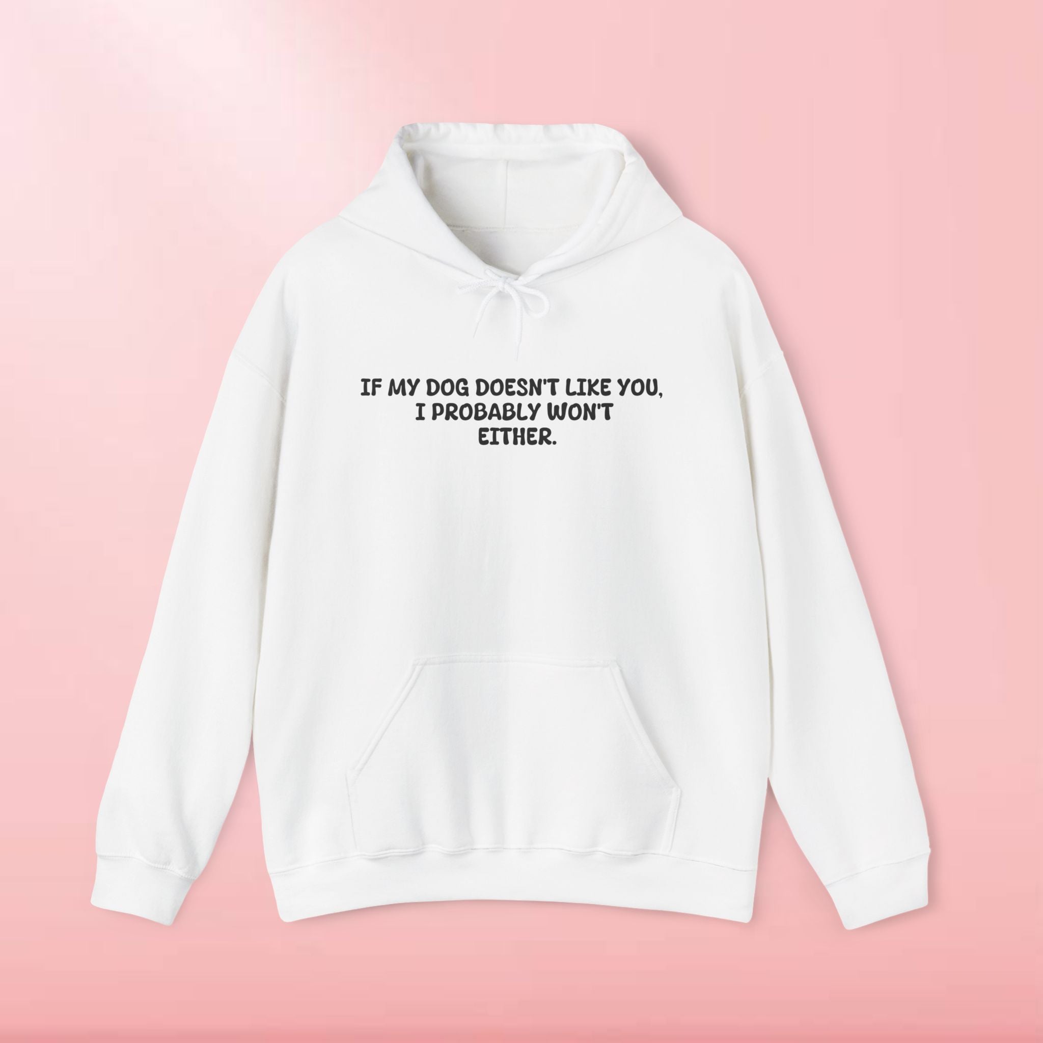 If My Dog Doesn't Like You I Probably Won't Either Hoodie