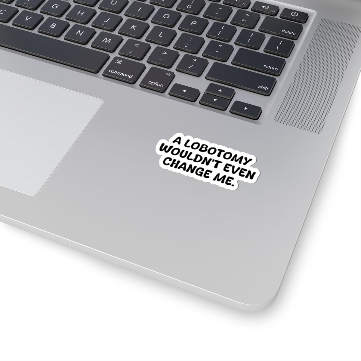 A lobotomy wouldn;t change me, Sticker