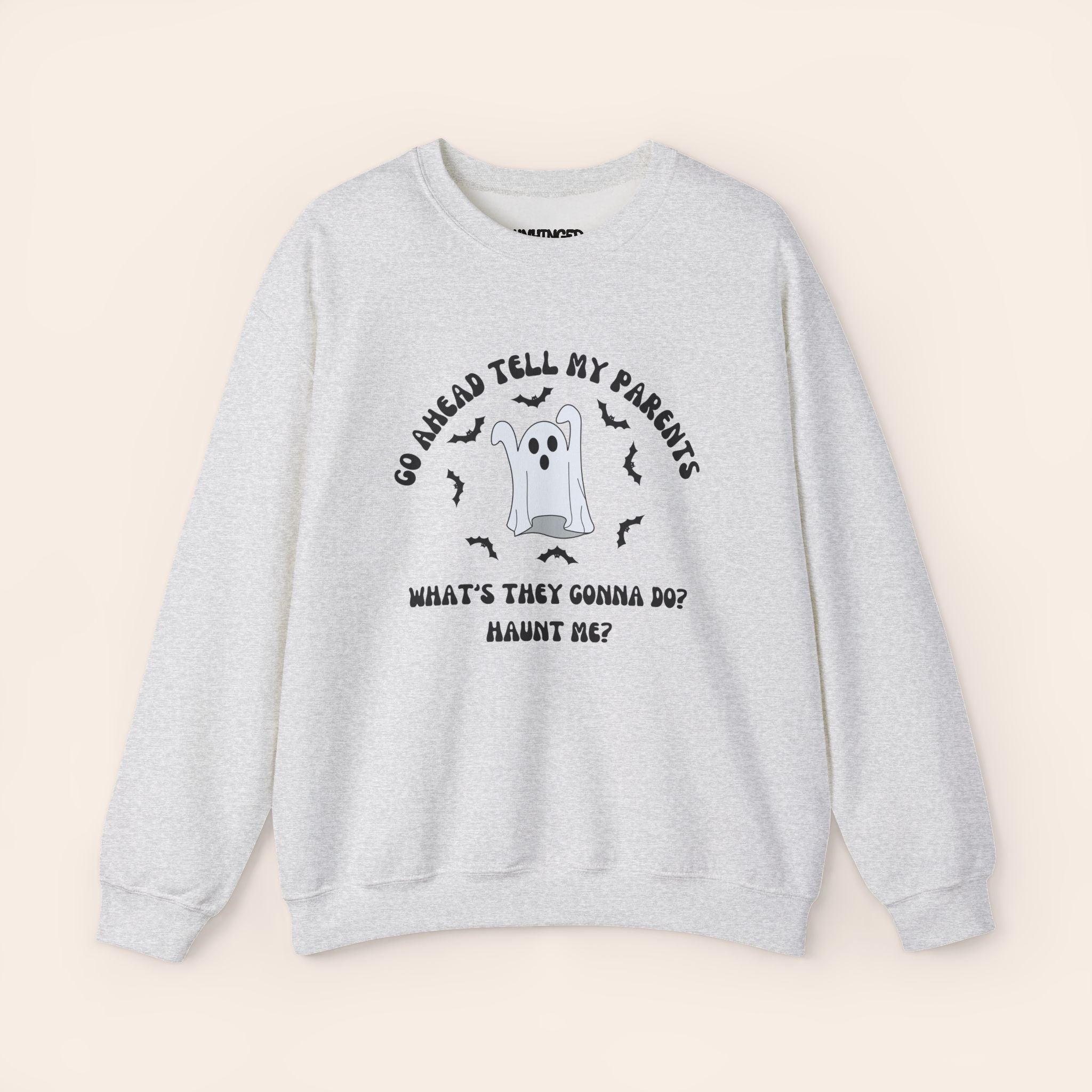 Go Ahead Tell My Parents What They Gonna Do Haunt Me Sweatshirt