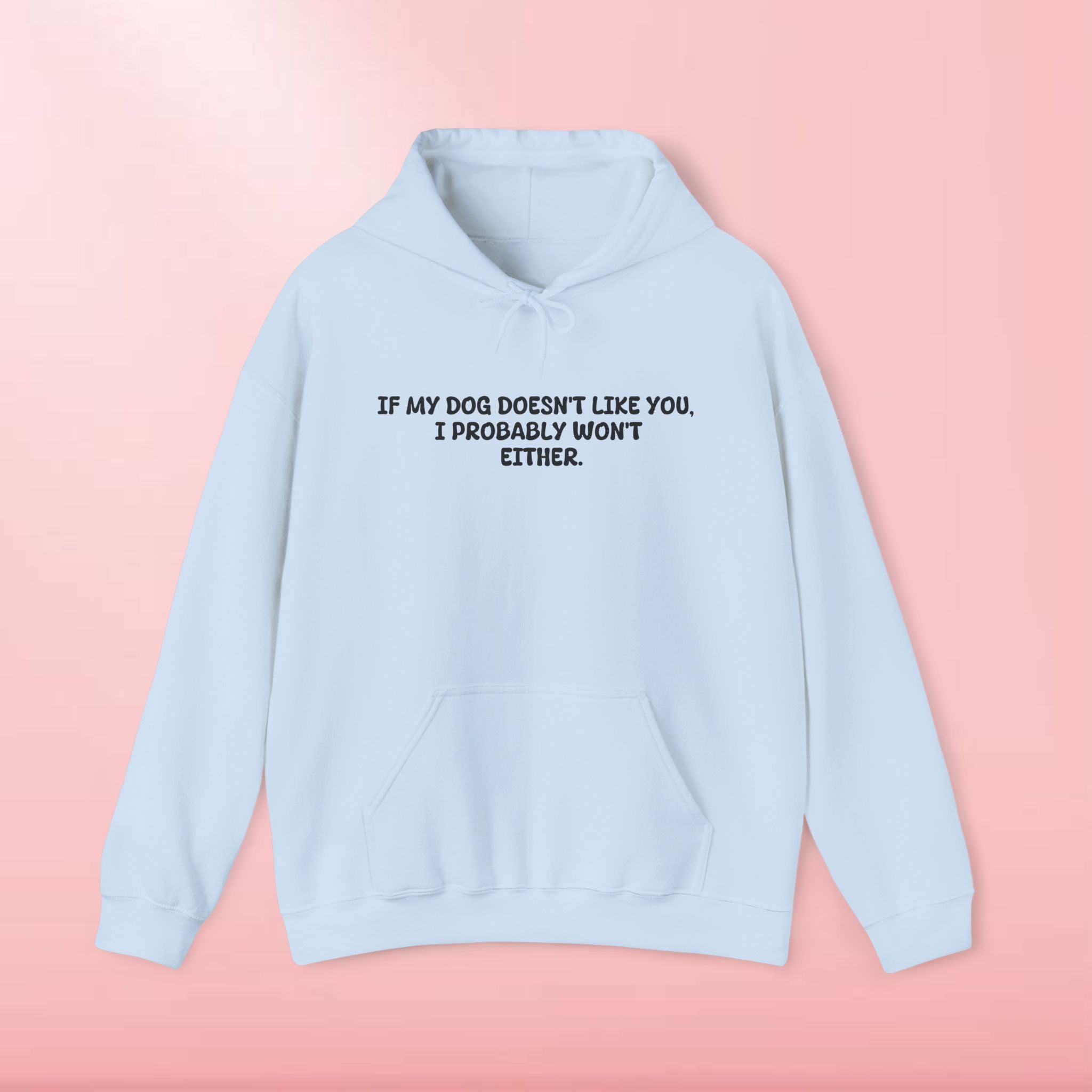 If My Dog Doesn't Like You I Probably Won't Either Hoodie