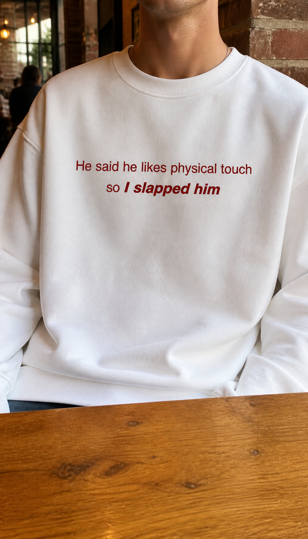 He said he likes Physical touch so I Men's lifestyle