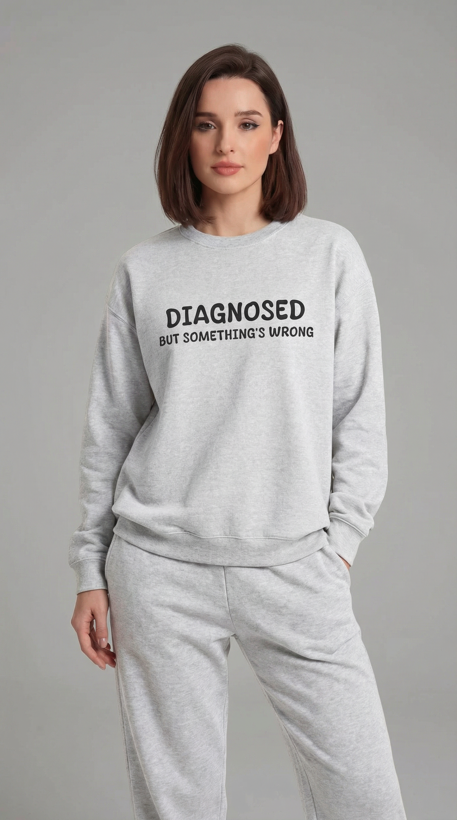 Diagnosed But Something's Wrong Sweatshirt