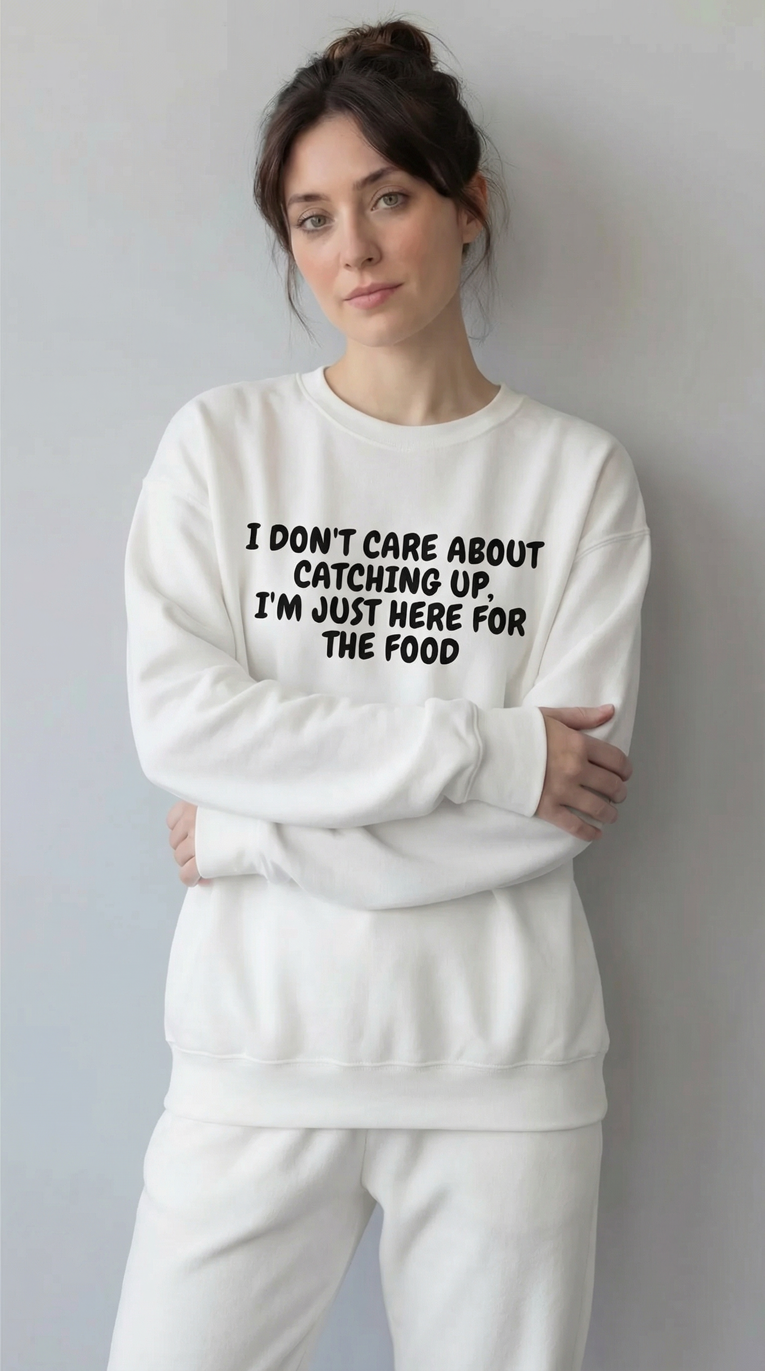 I'm just here for the Food Sweatshirt