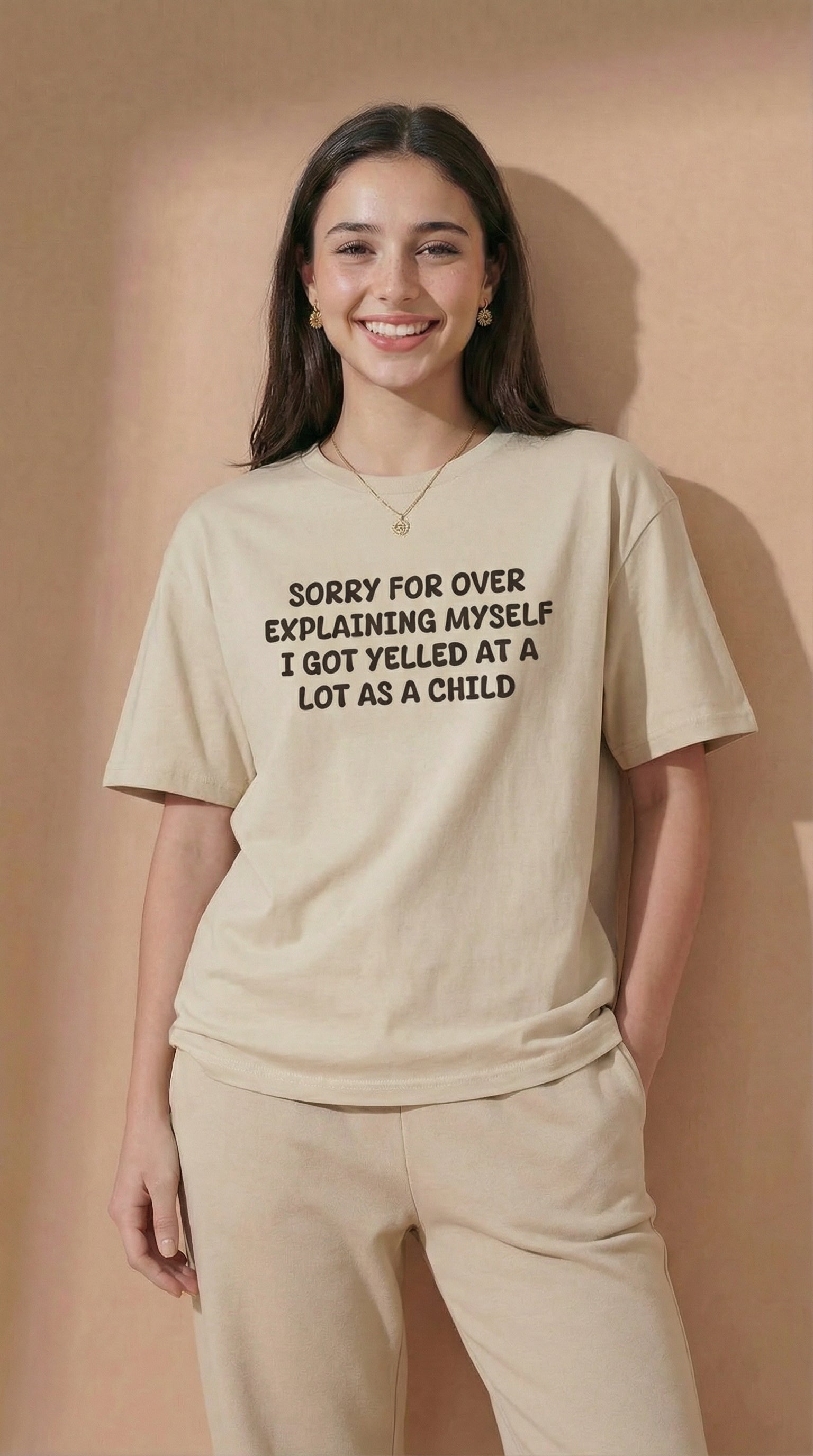 Sorry For Over Explaining Myself I Got Yelled At A Lot As A Child T-Shirt