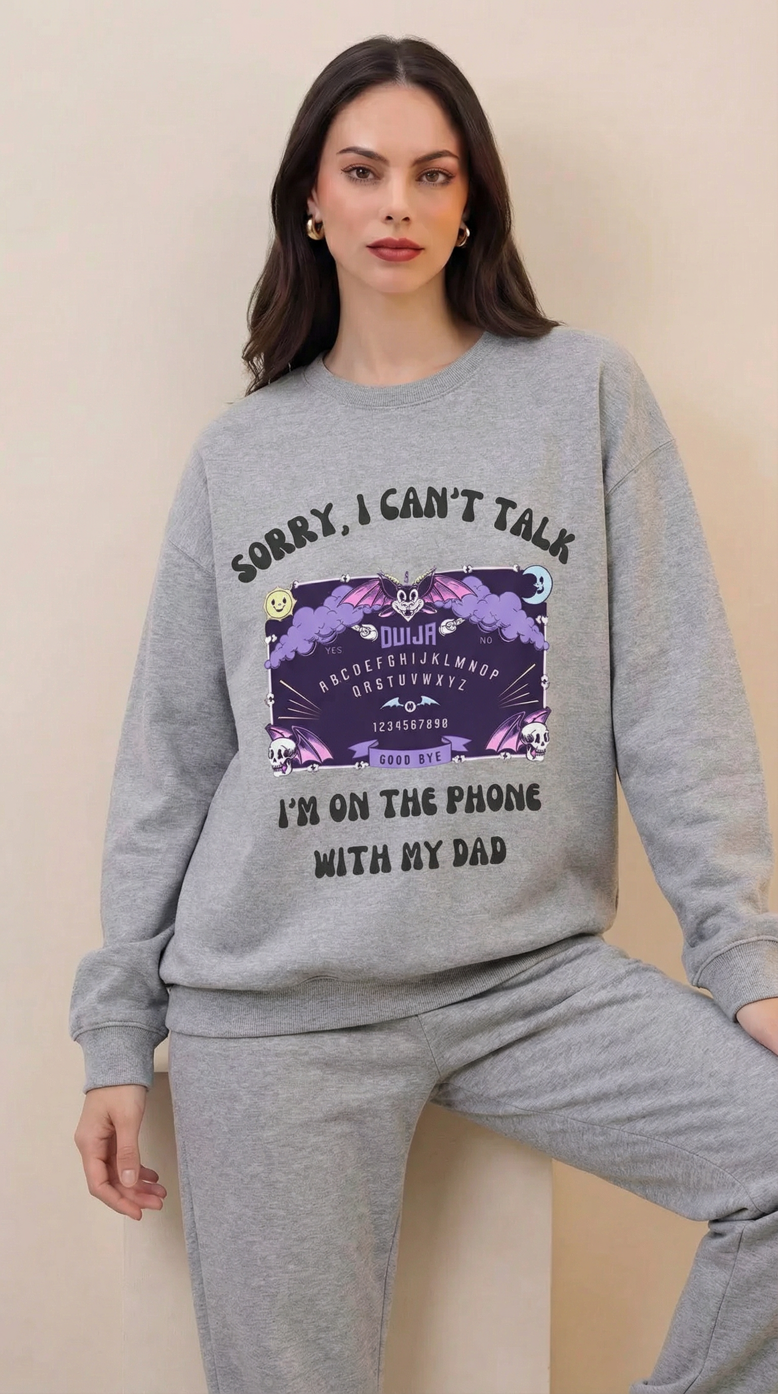 Sorry I Can't Talk I am On The Phone With My Mom Sweatshirt