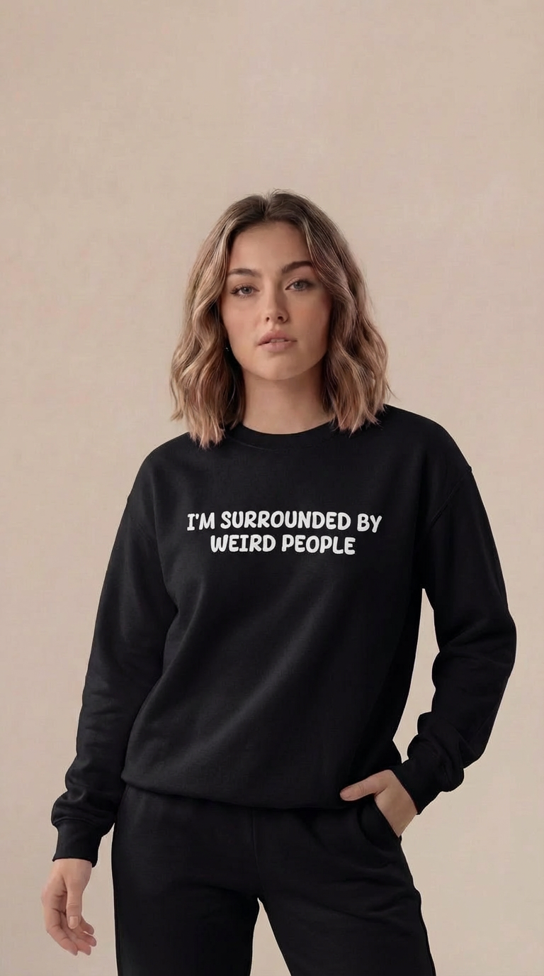I'M SURROUNDED BY WEIRD PEOPLE Sweatshirt