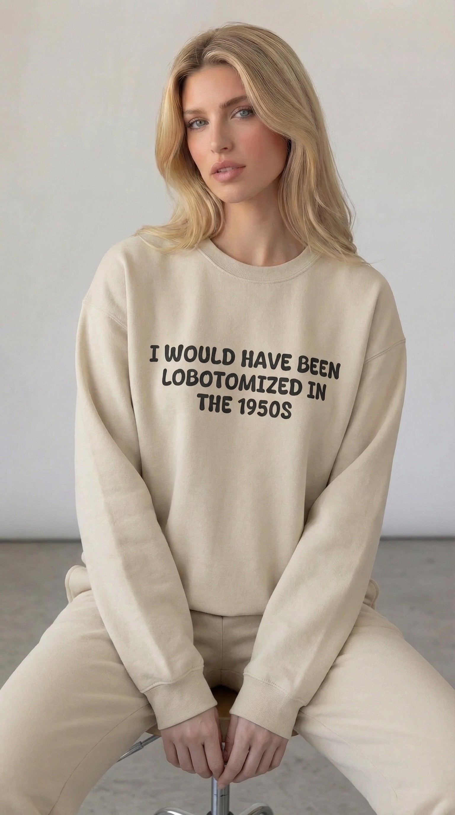 Lobotomized in the 1950s Sweatshirt