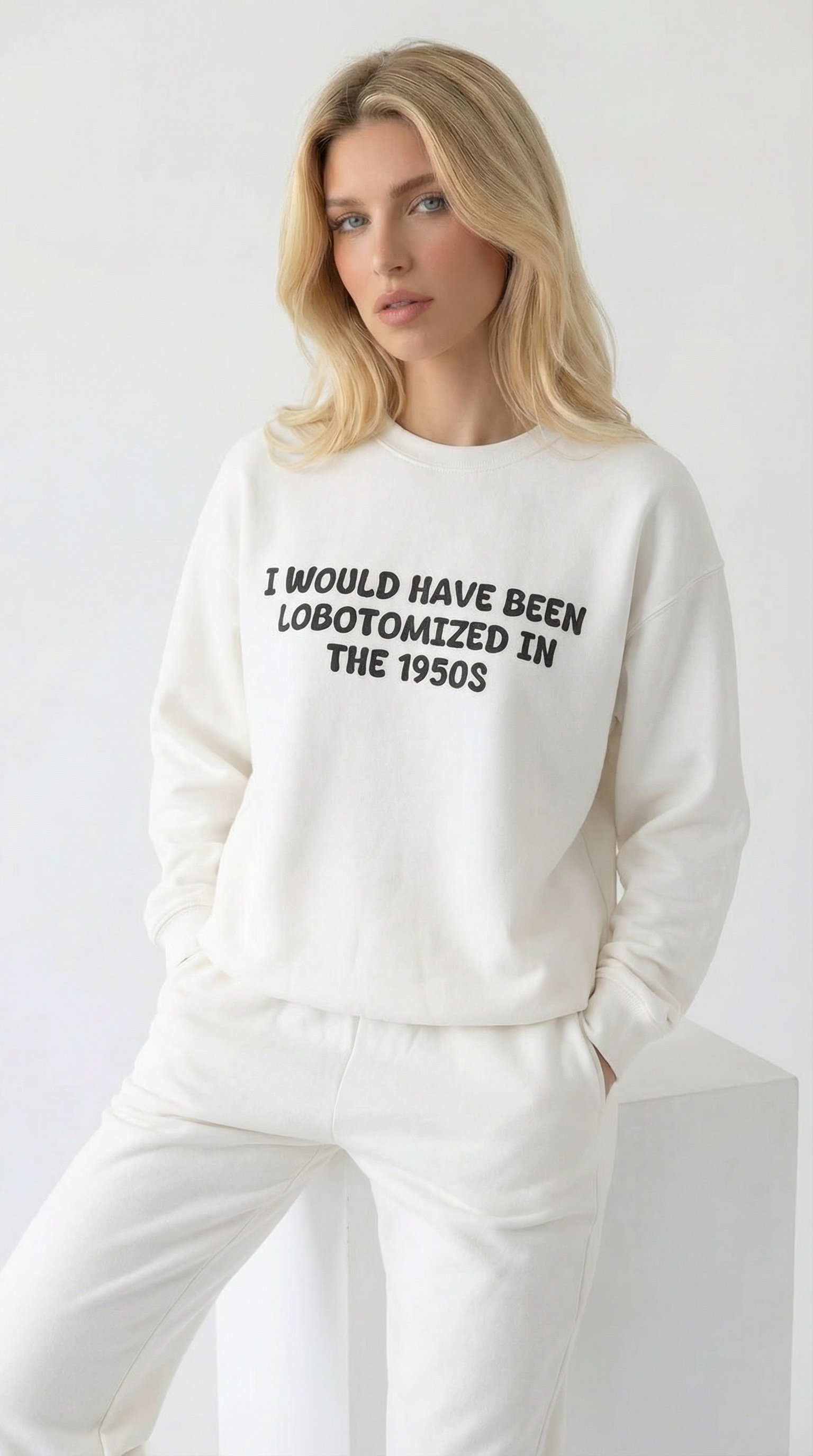 Lobotomized in the 1950s Sweatshirt