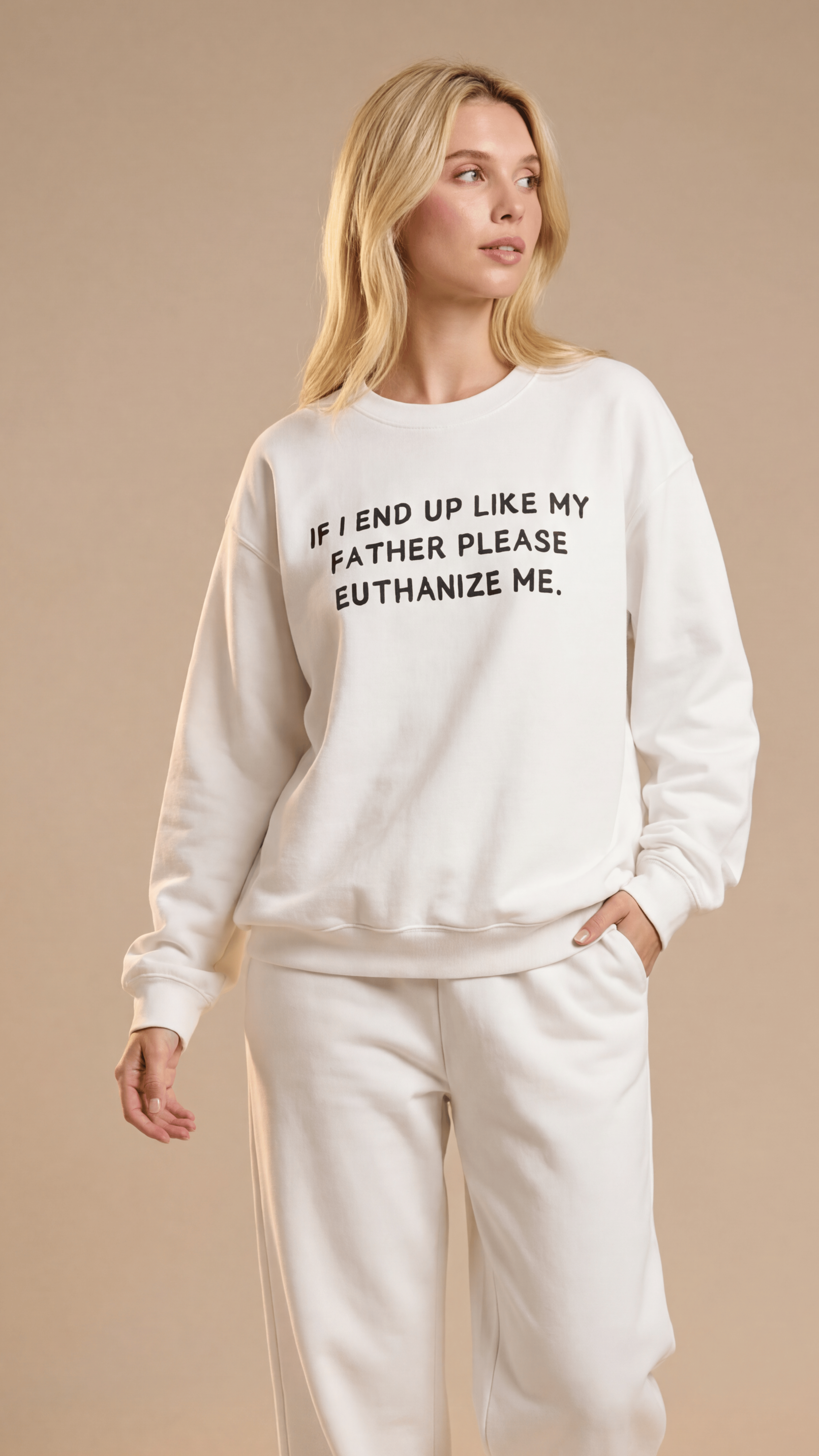Euthanize Me Father Sweatshirt